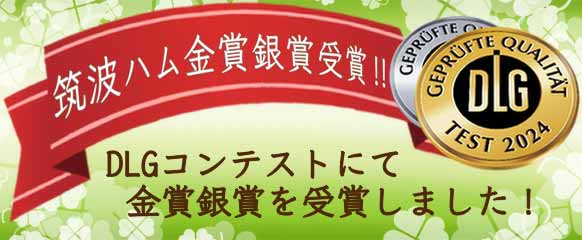 DLGコンテスト 金賞 銀賞受賞 筑波ハム