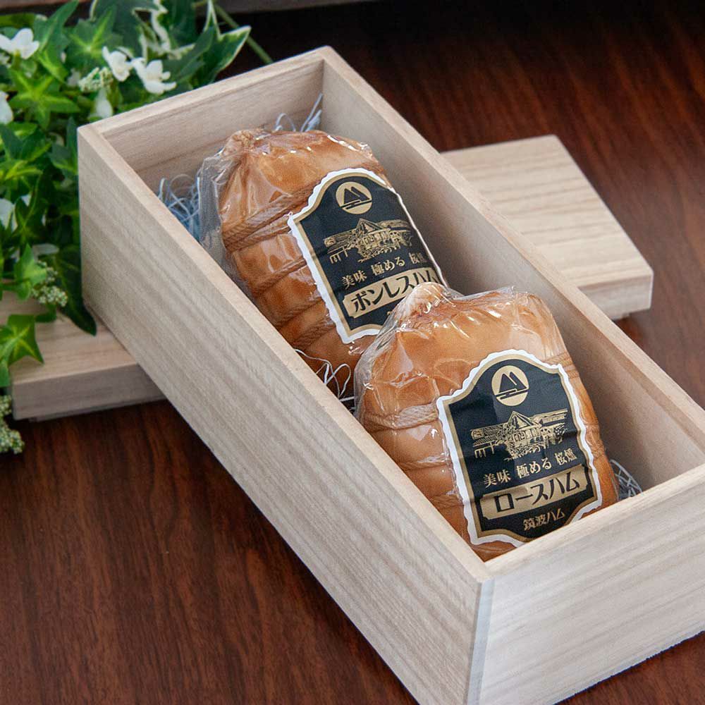 ハムさま 専用ページ 筑波ハム 常陸の輝き ハムギフトセット（桐箱入り） | 筑波ハム