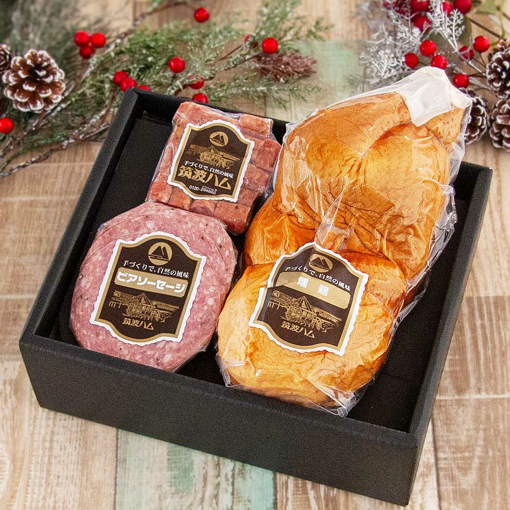 クリスマスギフトセット みやび | 筑波ハムオンラインショップ