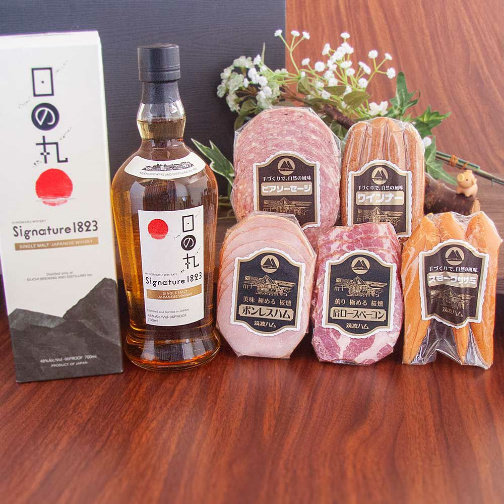 日の丸ウィスキー Signature 1823 バラエティーギフトセット | 筑波